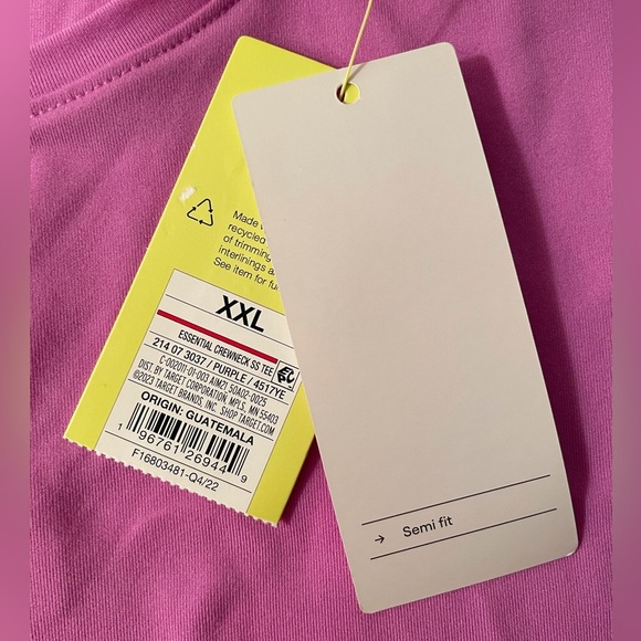 All In Motion Crewneck Tee Size XXL Purple - Picture 11 of 11